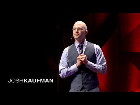 【TED】怎麼利用20小時學習任何東西？ (Josh Kaufman | 20 Hours to Learn Anything (Key Points Talk))