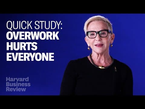 過度工作、過勞文化對全人類的傷害（The Culture of Overwork Hurts Everyone (Quick Study)）