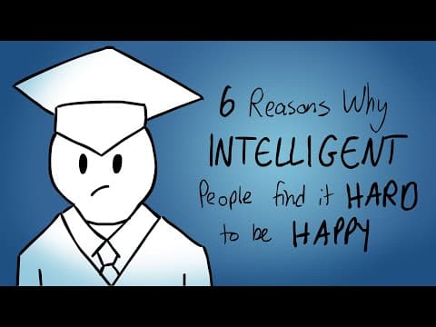 常不開心嗎？別不開心！因為或許是由於你太聰明了 (6 Reasons Why Intelligent People Find it Hard To Be Happy)