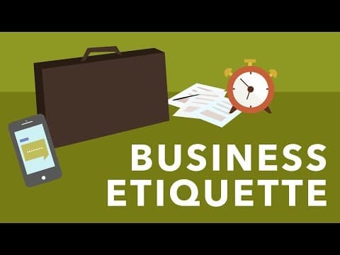 別再犯錯了！不可忽視基本的職場禮儀 Business Etiquette Basics