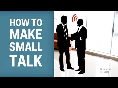 超實用！如何和人搭話三大技巧 (How To Make Small Talk)