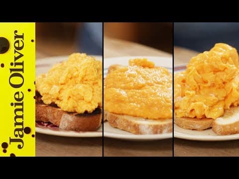 Jamie Oliver 教你做出三種完美炒蛋！ (How To Make Perfect Scrambled Eggs - 3 ways | Jamie Oliver)