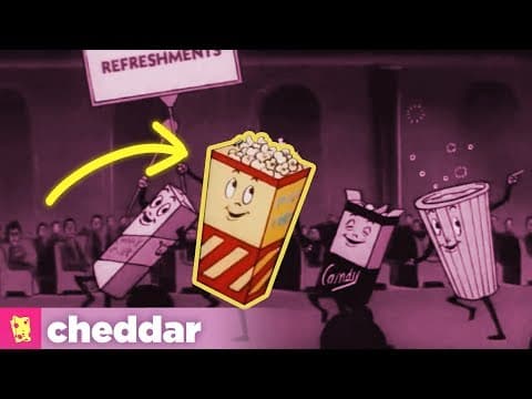 偉大的爆米花！是爆米花拯救了電影業！ (How Popcorn Went From Banned to Saving Movies - Cheddar Explains)