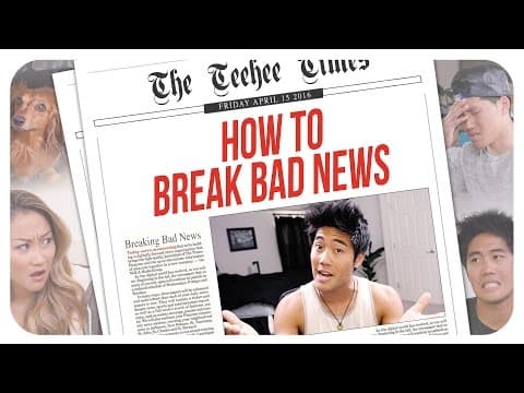 實在說不出口！高手教你如何傳達壞消息！ (How To Break Bad News!)