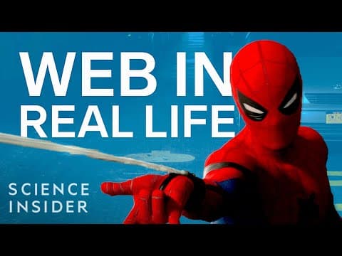 蜘蛛人的蜘蛛絲其實符合科學原理？！ (Spider-Man's Web Is Shockingly Realistic)