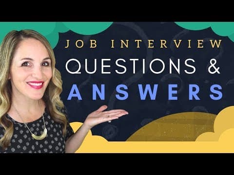 【生涯規劃】面試工作不緊張！五個最常見的面試問題！(What Questions To Expect In A Job Interview - 5 MOST Common Interview Questions 2019)
