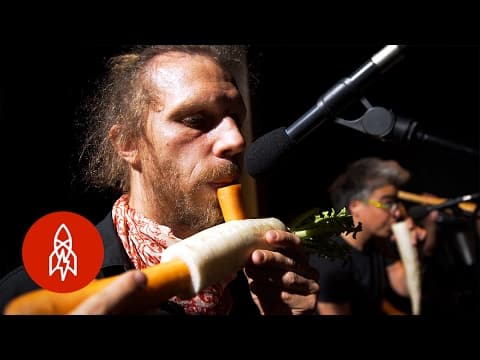 蔬果管樂團！原來食物也能發出這樣的好聲音 (The Vegetable Orchestra Literally Plays with Their Food)