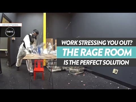最近超不爽？你可能需要這個終極紓壓的暴怒房 (Ultimate Stress Relief In The Rage Room | Thrive)