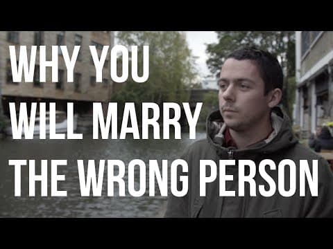 為何我們會跟錯的人結婚?(Why You Will Marry the Wrong Person) 