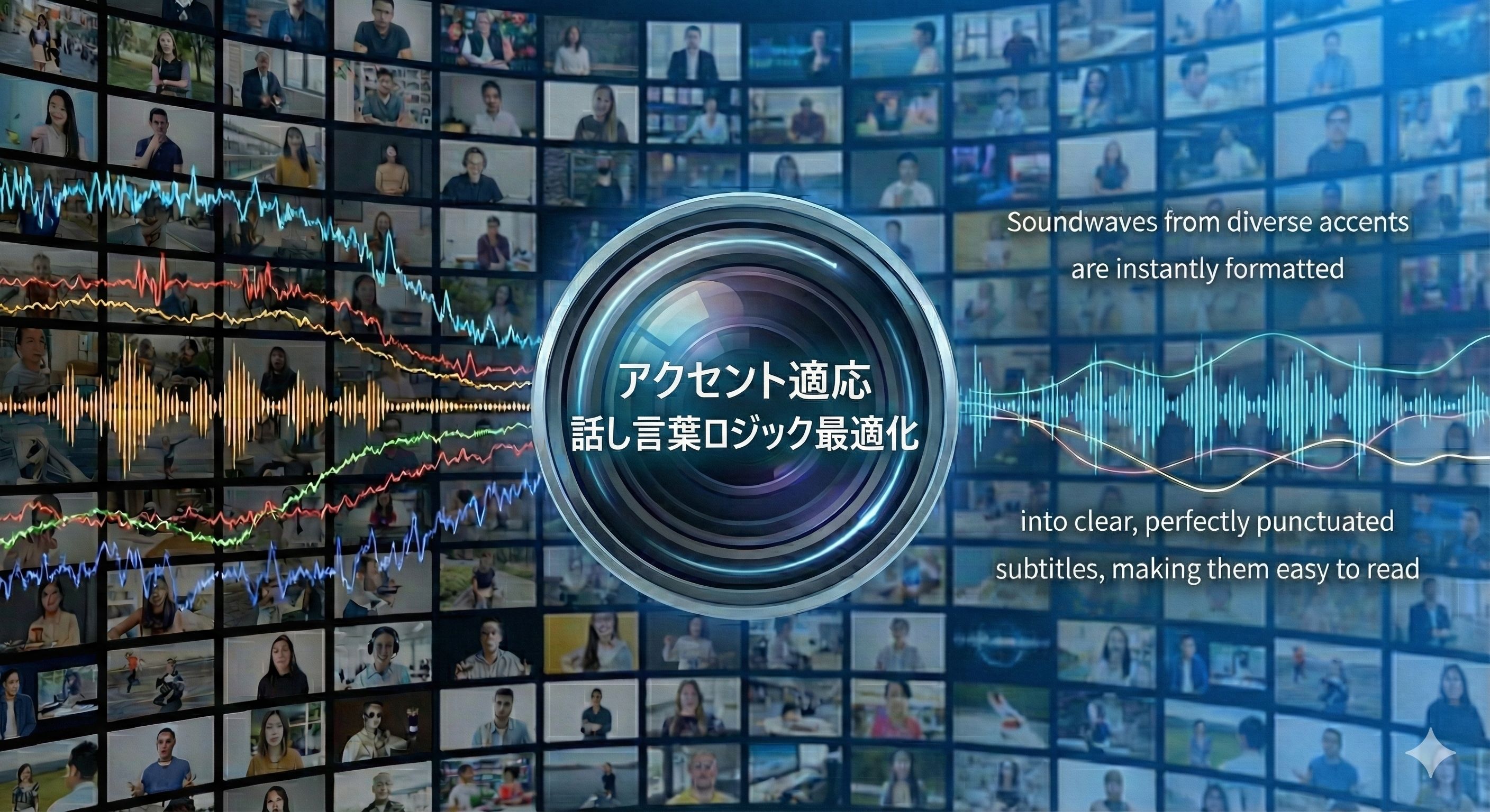 アクセント適応能力のデモンストレーション