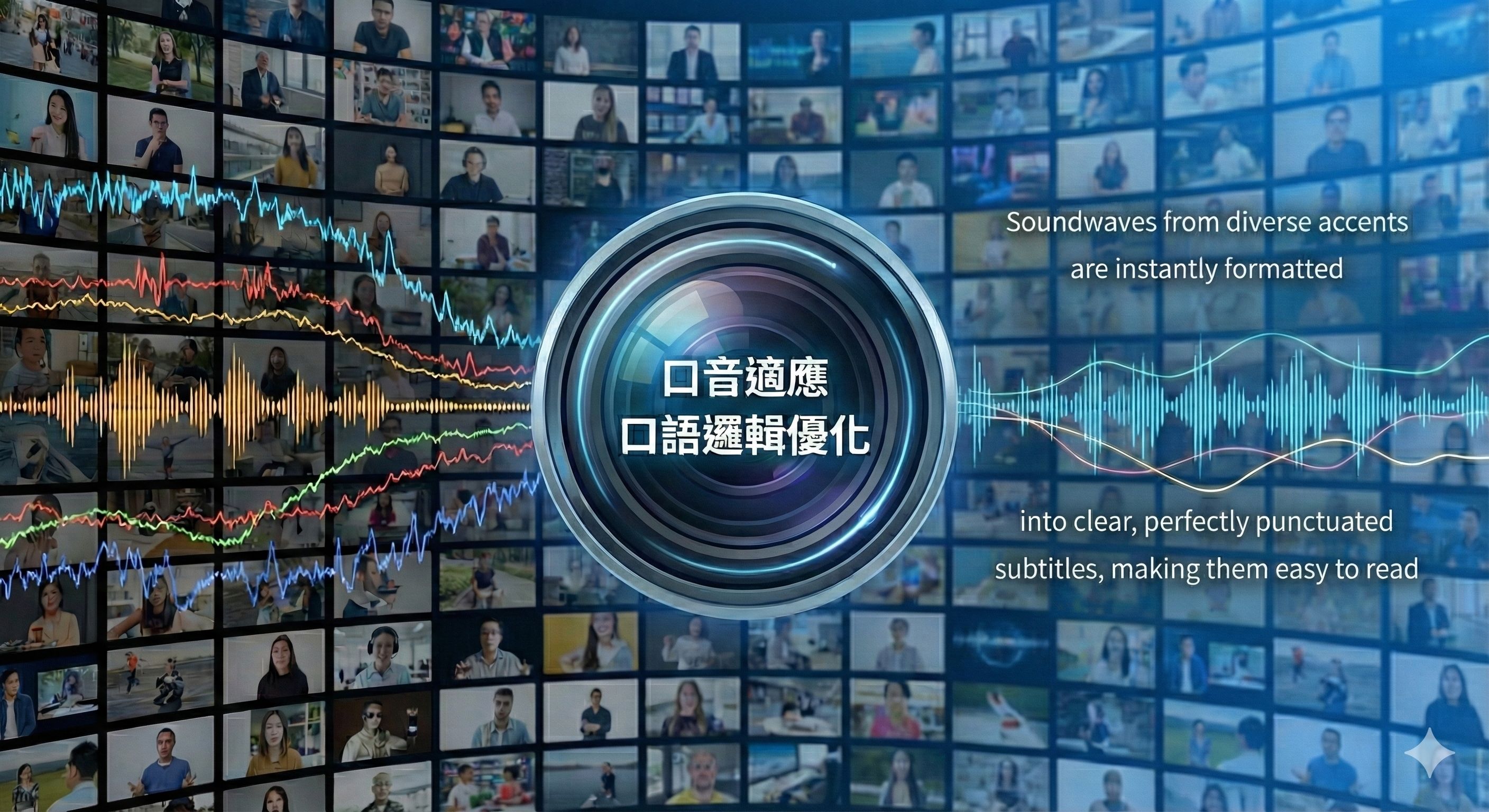 口音適應能力示意